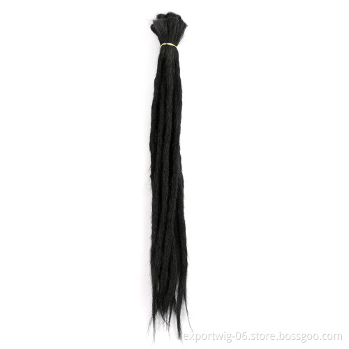 Answer Hot Selling Factory Price Dread Locks Crochet Braid Hair Faux Locs Synthetic Hair Extension for Women
